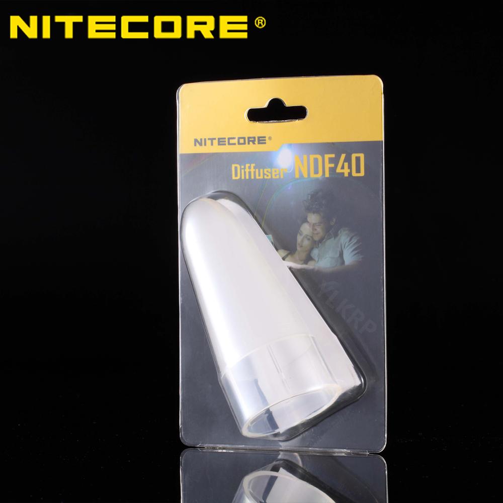 Tragbare Beleuchtung Zubehör Nitecore NDF40 40MM Taschenlampe Diffusor Geeignet für Taschenlampe mit Kopf von 40mm
