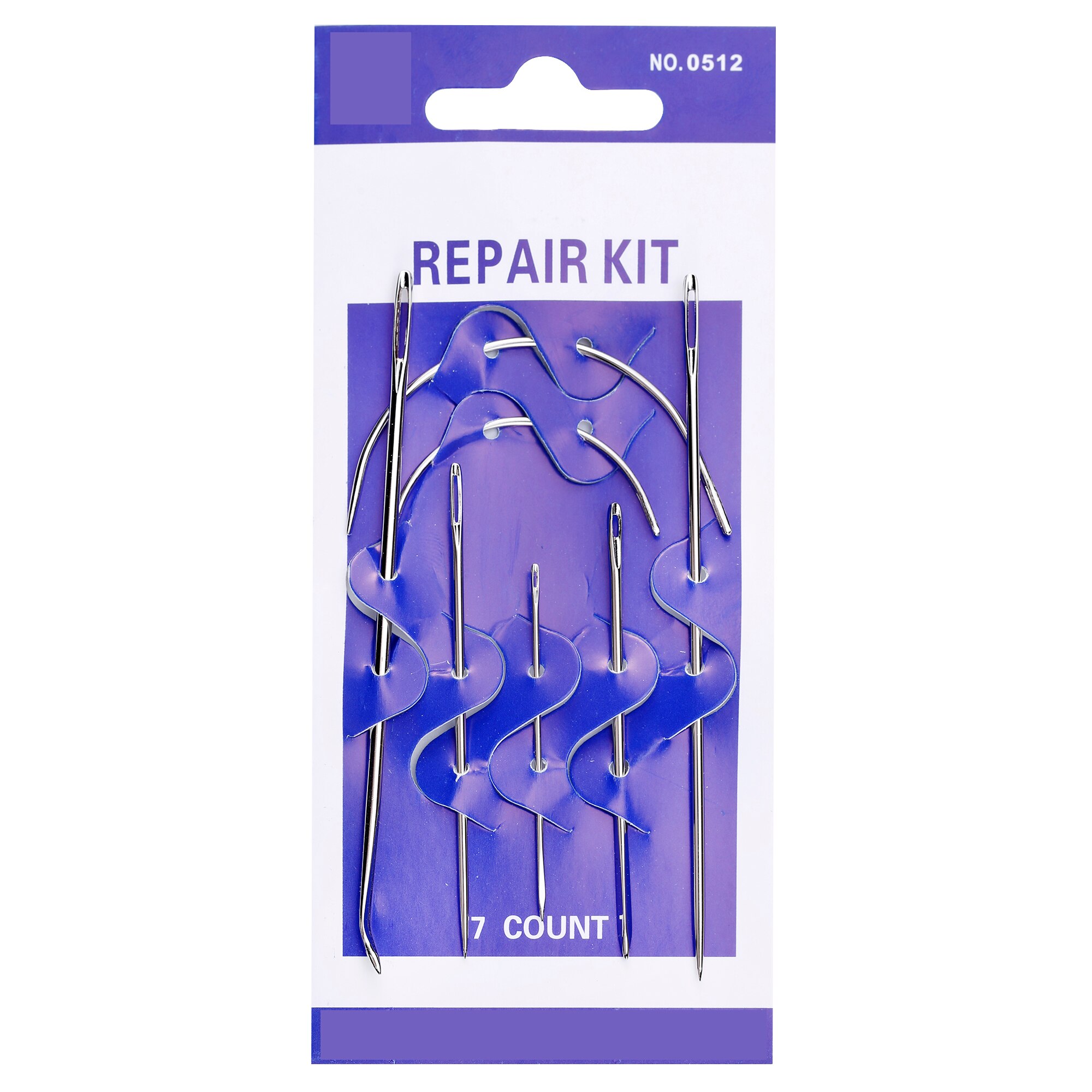 1Set Big Eye Sewing Needles Stainless Steel Needle Craft Hand Stitch Tool for for Leather Bag Sewing: U