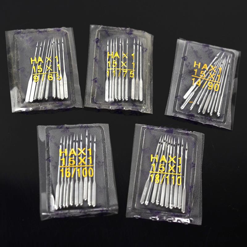 100 stücke HAX1 Haushalt Nähmaschine Nadeln Universal- 15x1 Gemischt Bausatz Verpackung NäHenne Zubehör Für Alle Inländischen Maschine: Orange