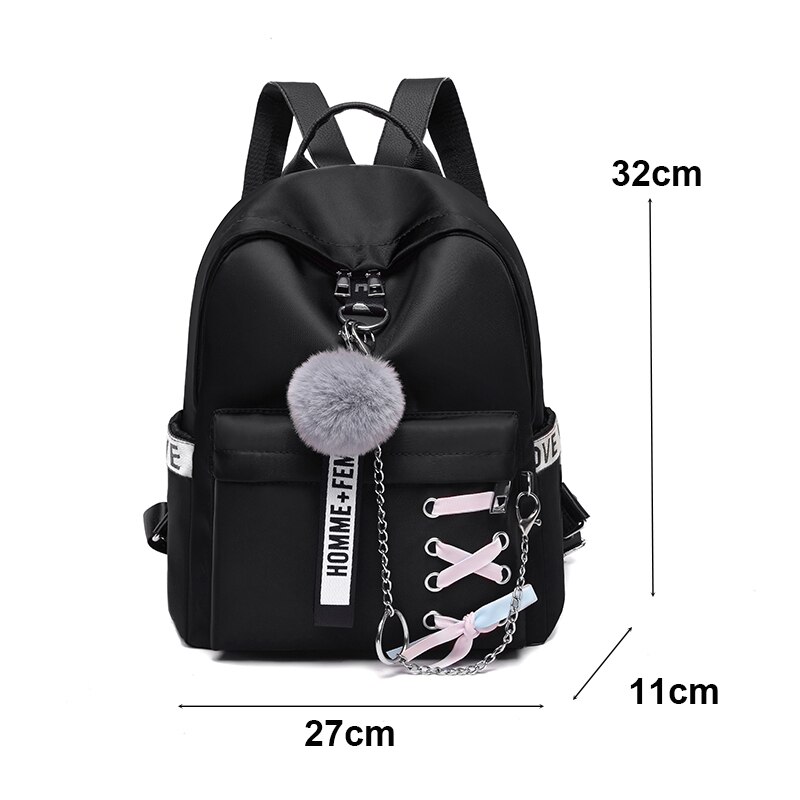 Toposhine Kette Frauen Rucksack Bänder Damen Schule Tasche 5 Farbe Mädchen Riemen Kleine Schulter Tasche Weibliche Reisen Sanft Rucksäcke