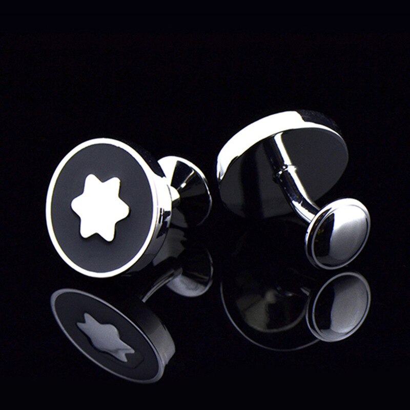 FLEXFIL Luxury shirt cufflinks for men's Brand cuff buttons cuff links gemelos round wedding abotoaduras Jewelry