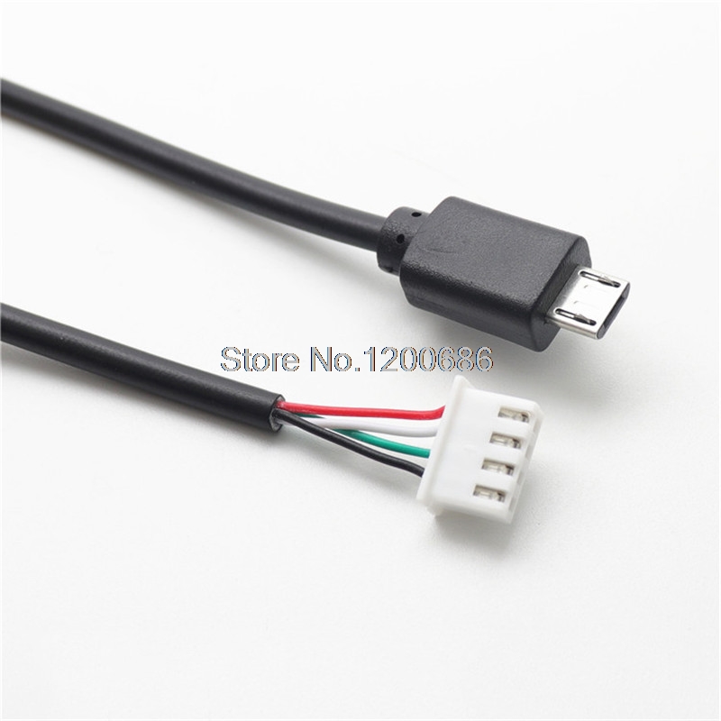 0,3 M 30CM 5pin USB hembra Jack a XH2.54 1,25 ZH1.5 PH2.0 XH2.54 dupont 2,54 4P cable de alambre de arnés: XH2.54