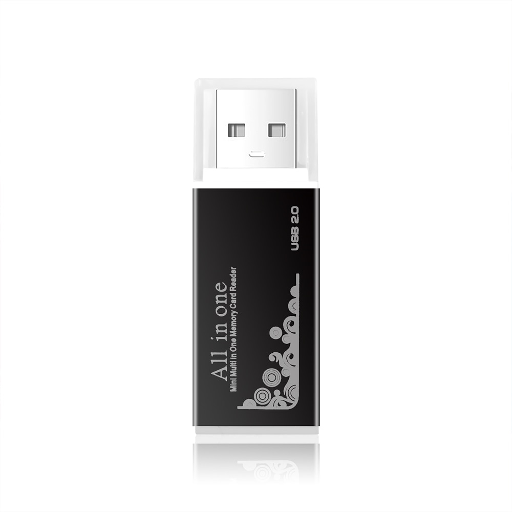 All In 1 USB 2.0 Multi TF / SD / Micro SD / MS /Micro MS Memory Card Reader