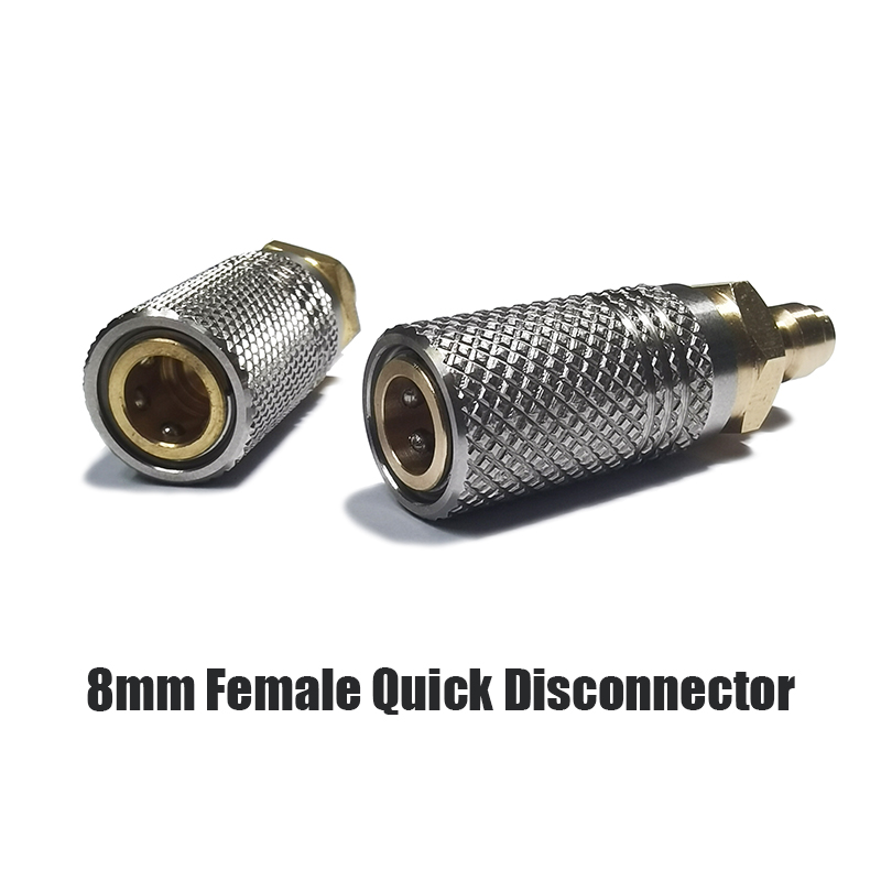 Presa adattatore a sgancio rapido per ricarica morbida HPA ad aria estesa 1/8BSPP(G1/8) Accessori per capezzoli maschi da 8 mm