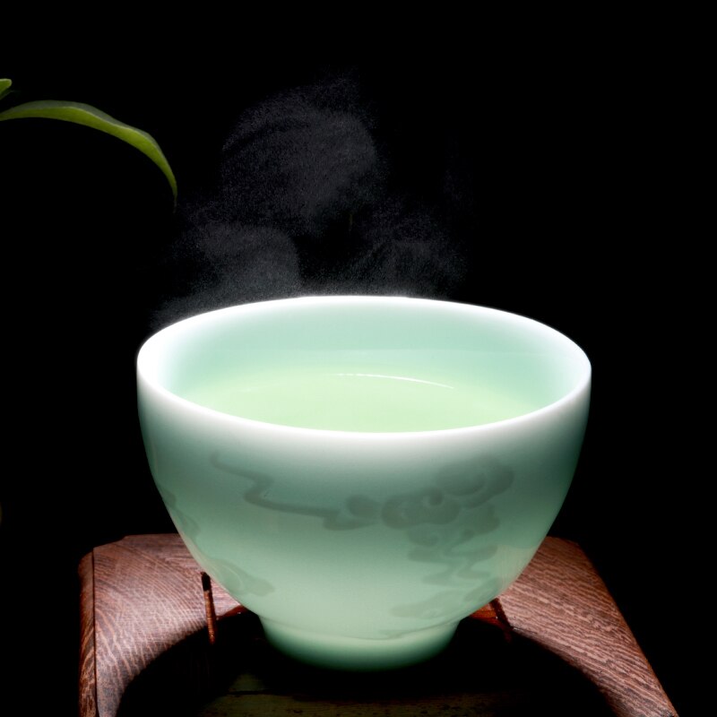 6 pezzi Longquan Celadon Set da tè in ceramica kung-fu accessori ombra verde famiglia Master Mug tazza personale porcellana stoviglie: A 6PCS SET