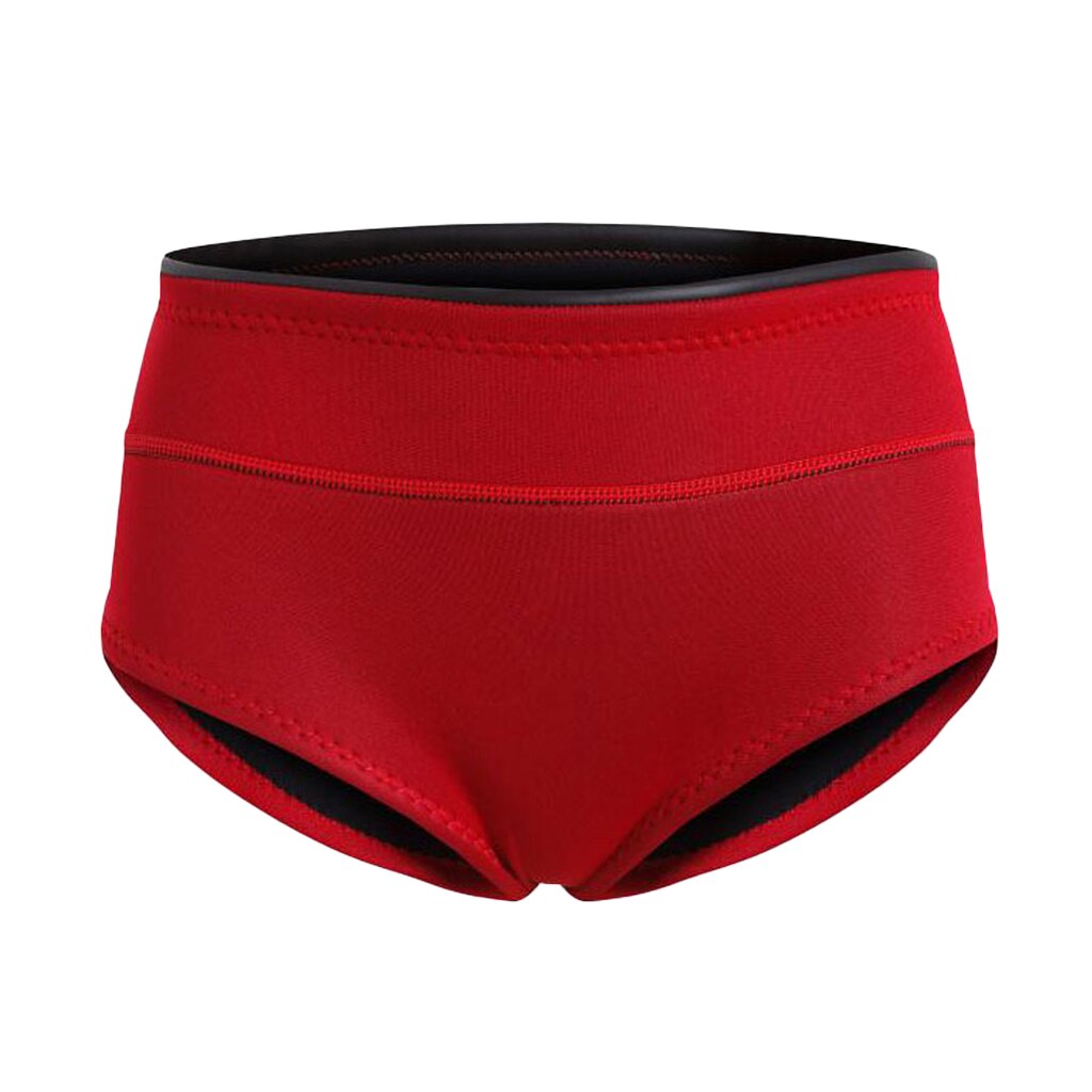 Traje de neopreno superelástico para mujer, ropa interior corta de Snorkel para buceo, 1,5mm: Red L