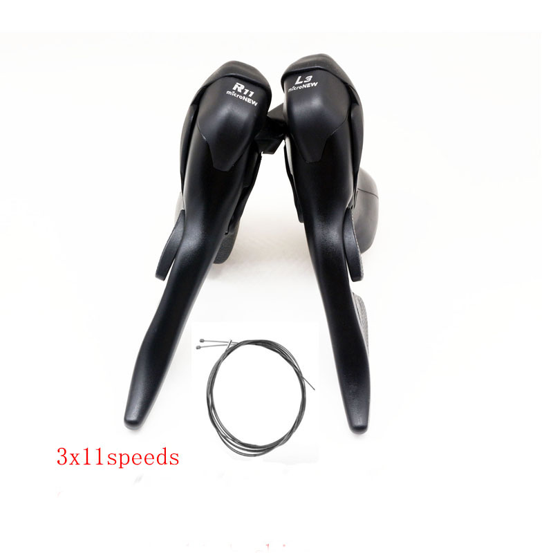 3x7 3x8 3x9 3x10 vitesses manette de vitesse vélo double contrôle leviers vélo de route levier dérailleur 2x7 2x8 2x9 2x10 pour vélo de route Shimano