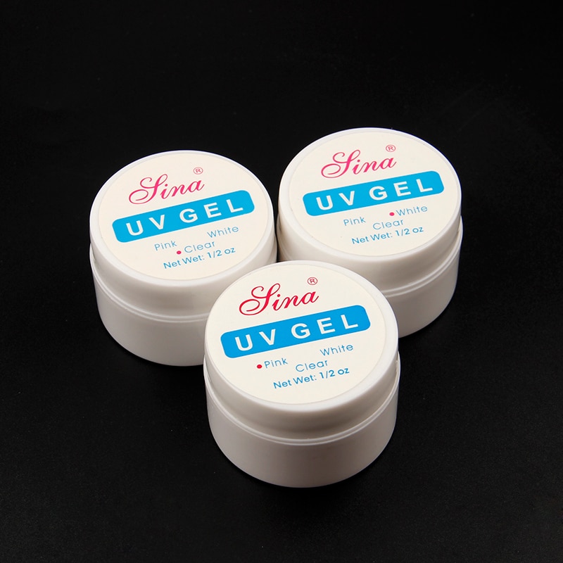 14g/ box extension gel pink/hvid/klar nail extend lim nail art uv building gel negle gel lak til negle former akryl tips