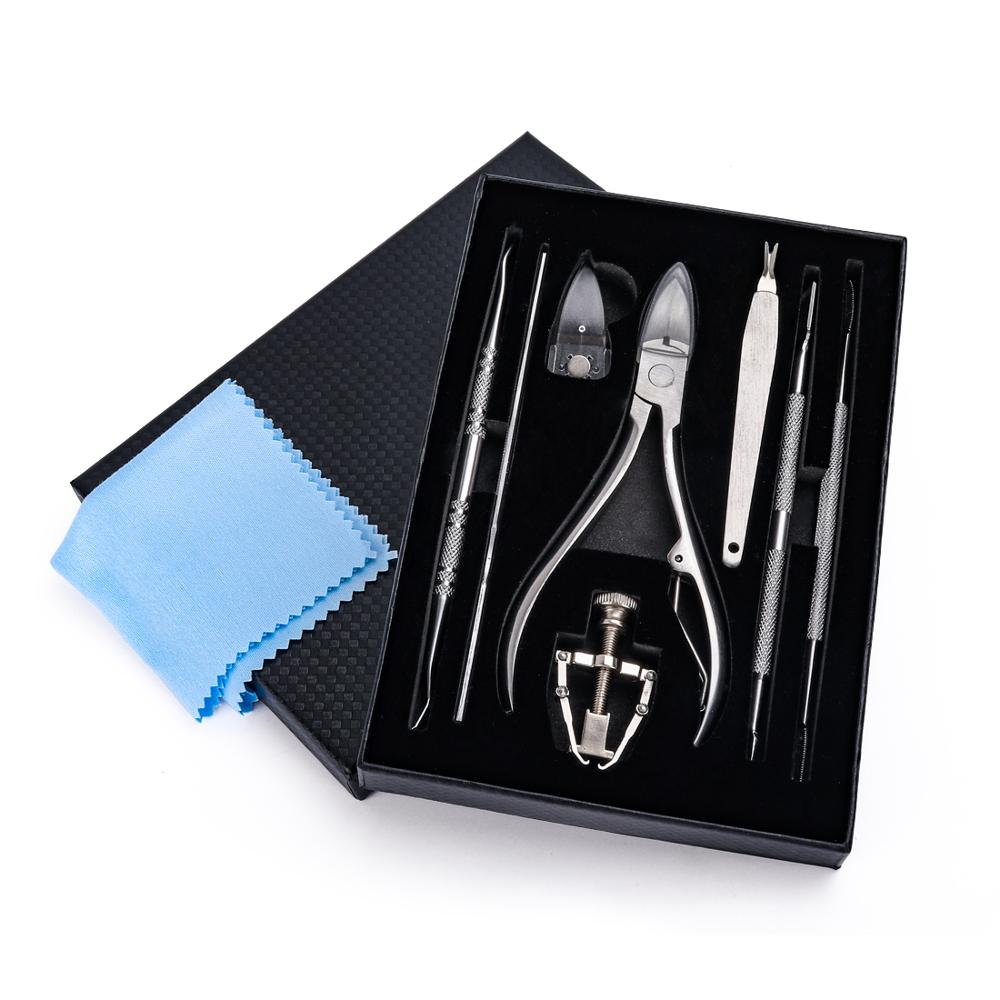 8 Stks/set Professionele Pedicure Gereedschap Ingegroeide Teennagel Gereedschap Kit Nail Care Ingegroeide Teennagel Verwijdering Correctie Clippers Voetverzorging