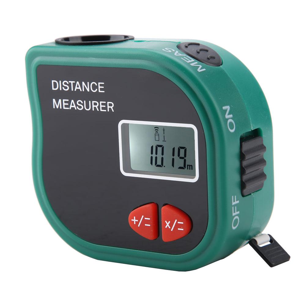 18m Distance Measurer Handheld LCD Distance Meter Ultrasonic Distance Meter Measurement Electronic Tape Measure