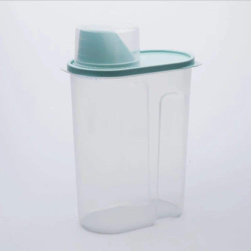 Bol pour chiens, récipient d'alimentation pour animaux de compagnie, boîte de nourriture pour chien, seau d'alimentation pour chat, baril de stockage des aliments, tasse à mesurer, fournitures pour animaux de compagnie de grande capacité: WHITE
