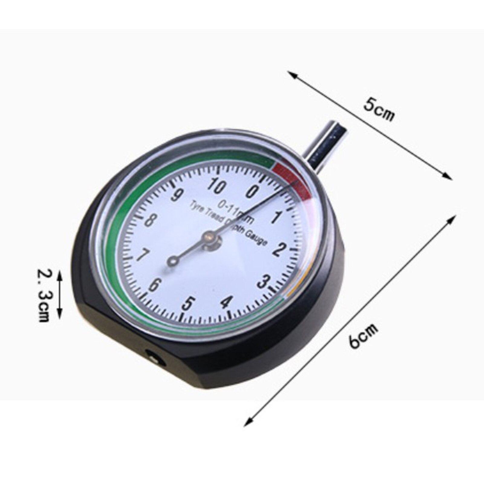 Car Tire Tread Depth Gauge Vehicle Wheel Tyre Tread Depth Gauge Meter Pointer Tread Pattern Depth Monitor Measure Device Tool
