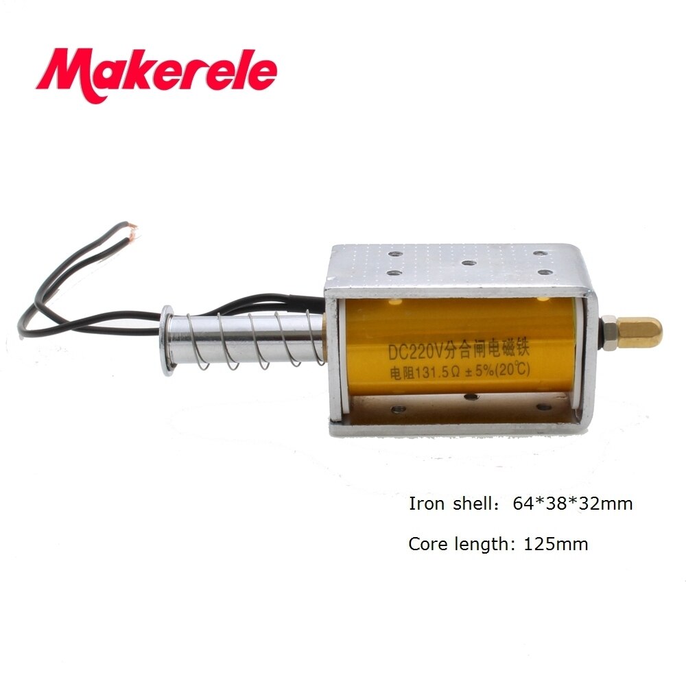 Filo di collegamento elettromagnete solenoide bobina per interruttore e quadri DC12/24/110/220 V AC220V shunt bobina