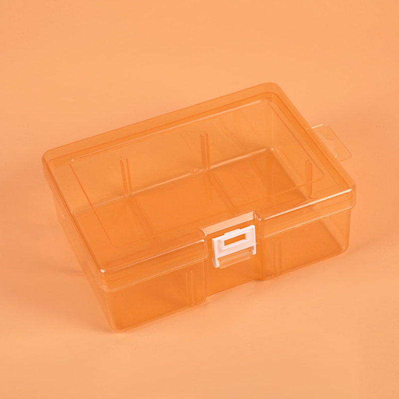Transparent Plastic Storage Boxes For Jewelry Hardware Accessories Small Items DIY Crafts Cosmetic Storage Box Container