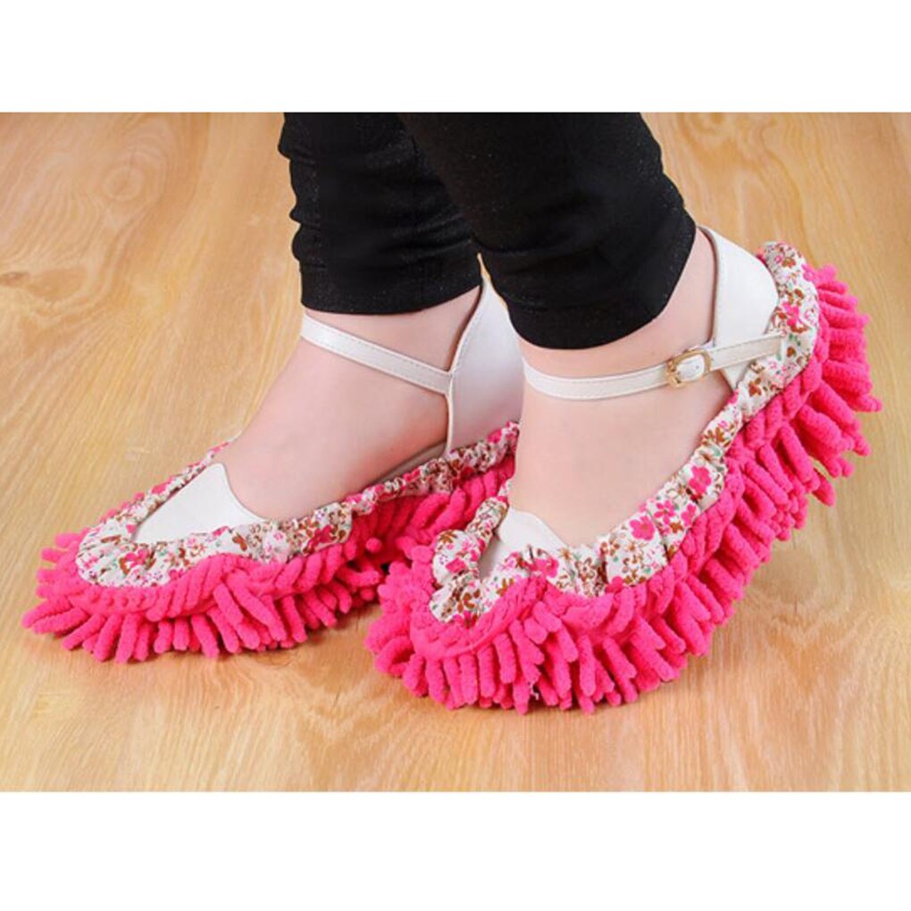 2 Pcs Vloer Dweilen Schoen Cover Floor Mopper Slipper Thuis Floor Cleaner Cleaning Herbruikbare Vloer Dweilen Schoen Cover