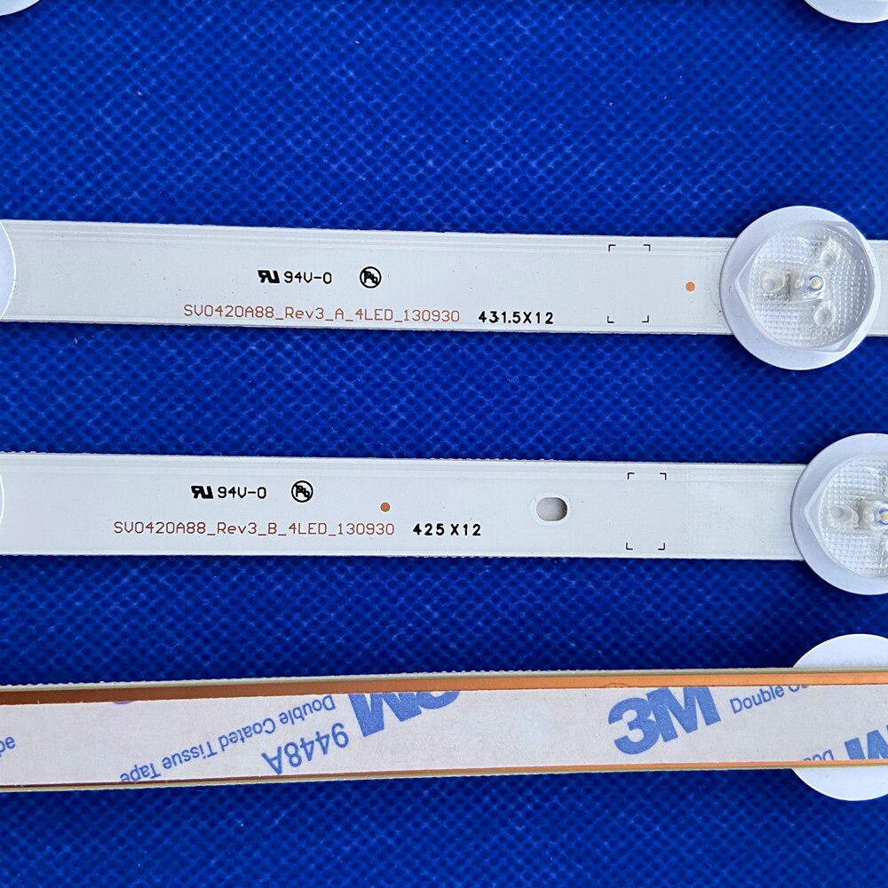 10PCS.LED Backlight strip For 42&quot;TV SV0420A88 LC420DUE FG A1 TX42AS500 TX42A400B V42FWSD01 09 TH-42LFE7U TX-42AS520B