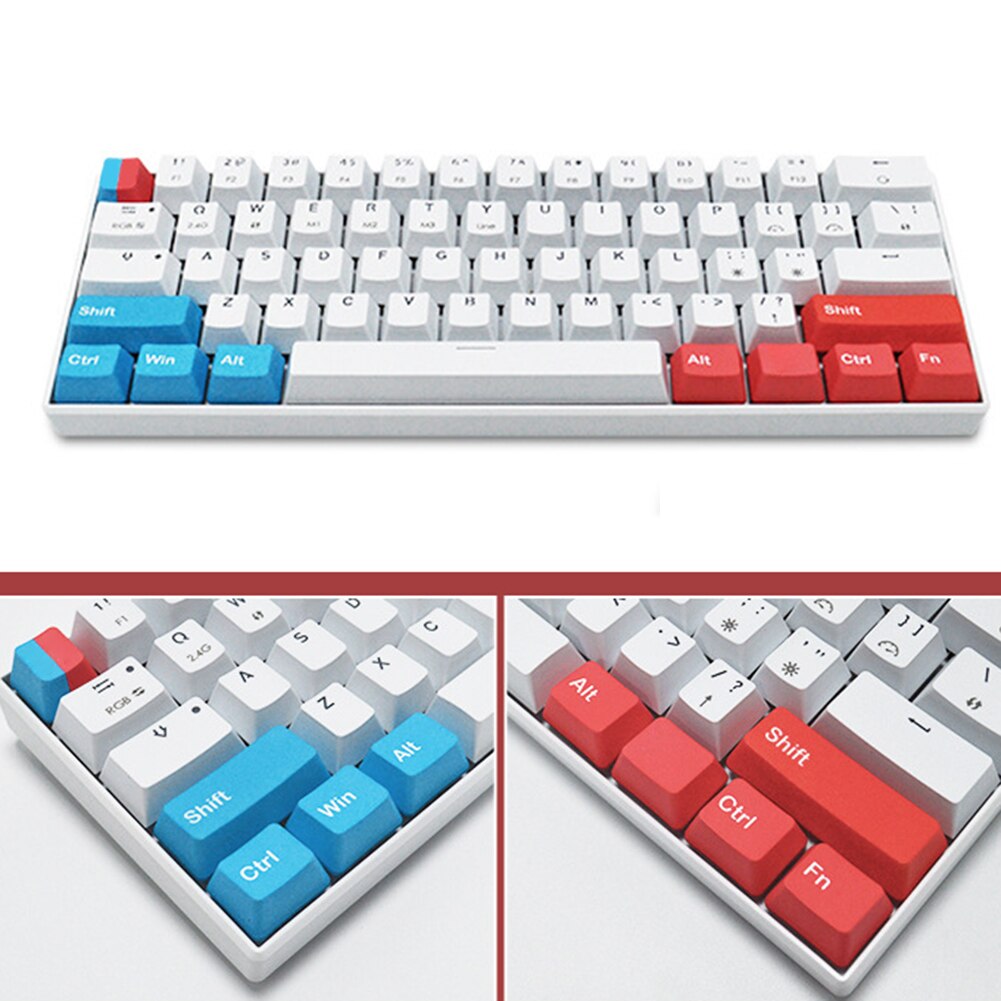 10pcs Gaming Key Caps Pad Keyboard KeyCaps Mechanical Keyboard CMYK Key Cap for Cherry/Kailh Replace Modifier