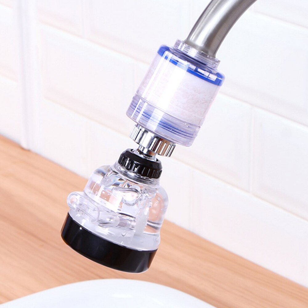 Mousseur en plastique abs pour robinet de cuisine à double filtre pivotant à poignée unique, robinet d'évier de cuisine à trou unique, outils