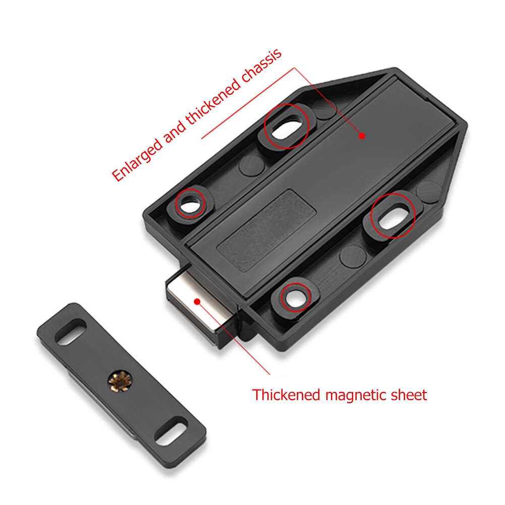Invisibility Cabinet Catches Push to Open Magnetic Door Drawer Closet Catch Touch Latch Closet Push Opening Hardware
