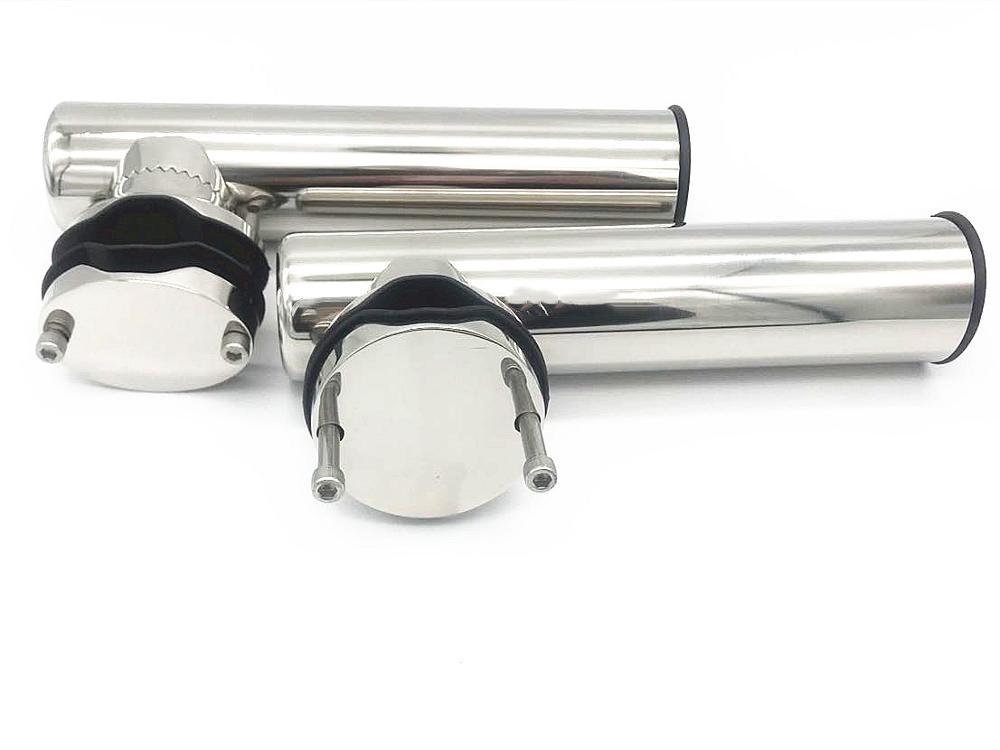 Soporte de barra de pesca para barco soporte de acero inoxidable para barco, estante de soporte para riel de 32-53mm, piezas de barcos para asiento de barco