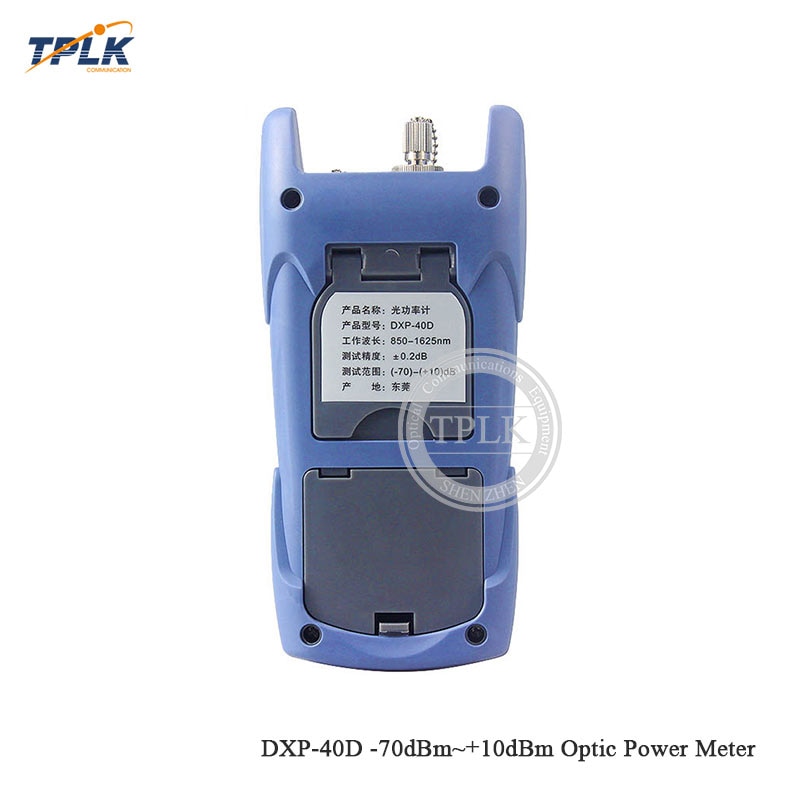 Optical Power Meter DXP-40D -70dBm~+10dBm SC/FC Connector KELUSHI FTTH Fiber Optical Cable Tester