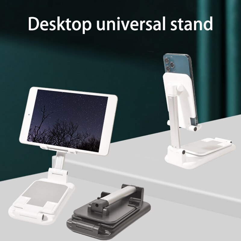 - tragbarer desktop-ständer für mobiltelefone, tablets und pcs mit zwei positionen, klappbar, mit hebefunktion, live-tablet-ständer