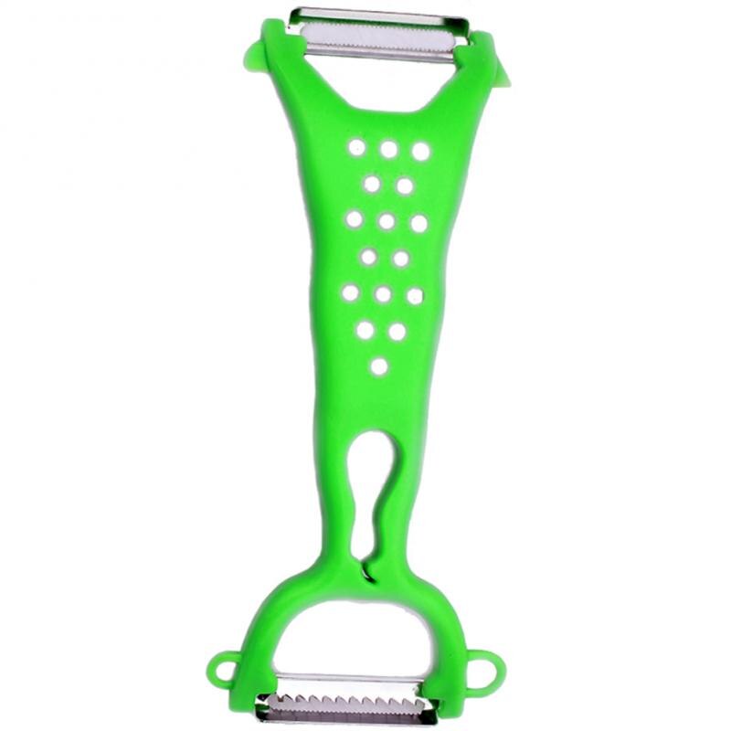 Multi-fonction râpe éplucheur cuisine légumes carotte Gadgets fruits Paring couteau Double tête