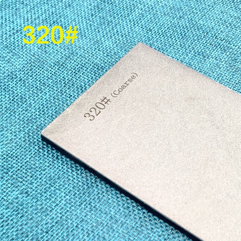 320/800/1200/2000 sett diamant slipestein base kjøkkenverktøy kvern kniv sliper stang blad skarp spiss kant: 320 grus