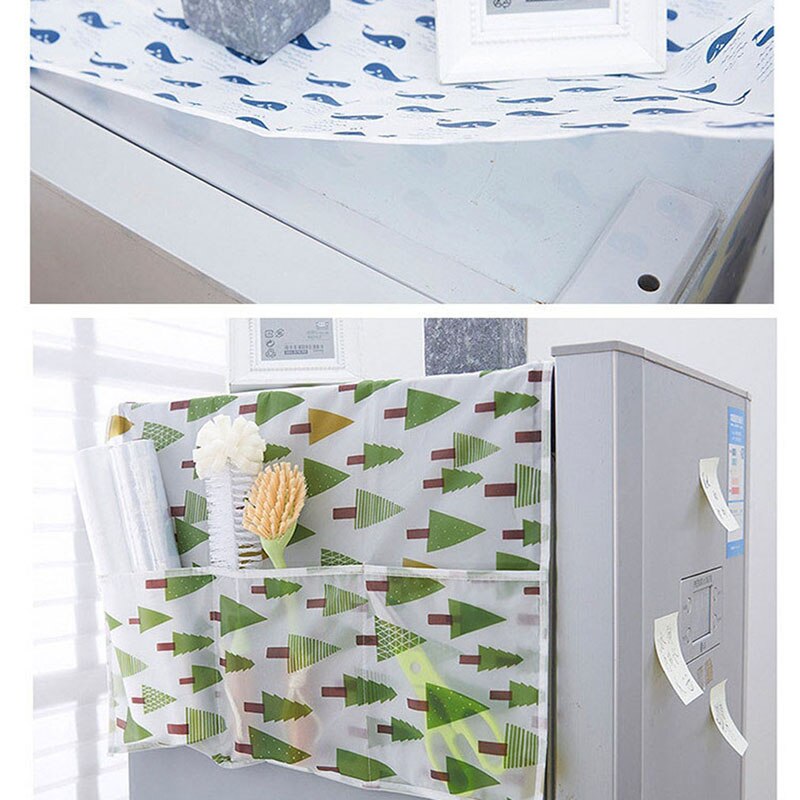 Husholdnings vandtæt køleskab støvdæksel med opbevaringspose til tilbehør til køkkenvaskemaskine tilbehør
