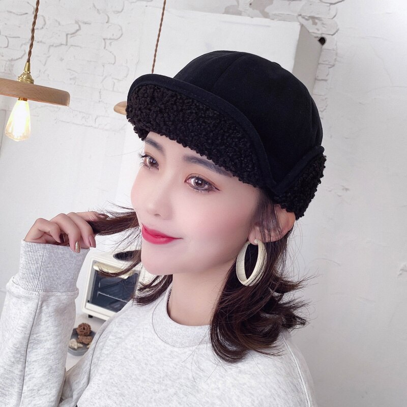 Cappello da cacciatore invernale da donna Ushanka bombardiere cappelli di pelliccia cappello da neve elastimo per tempo freddo unisex: C02