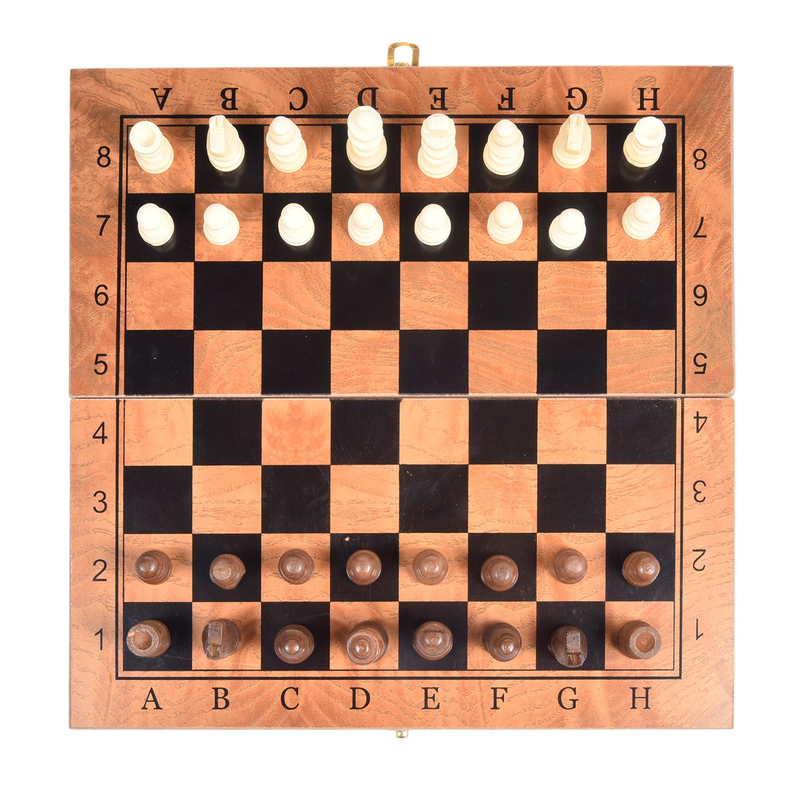 freundlicher eltern-Art-Holz Schach Spiel Schreibtisch Pädagogisches Spielzeug Holz Kasten Handgemachte 3 in 1 Schach Backgammon Spielzeug