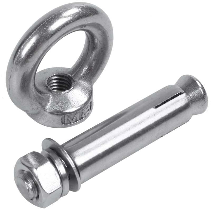 M8x60mm Wall Concrete Brick Expansion Screws Closed Hook Anchor Bolts