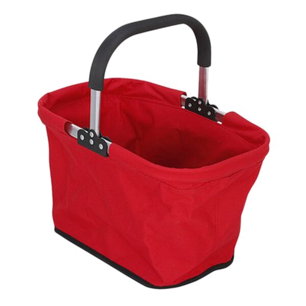 Shopping Basket Folding Portable Shopping Basket Storage Fruit Basket Picnic Basket