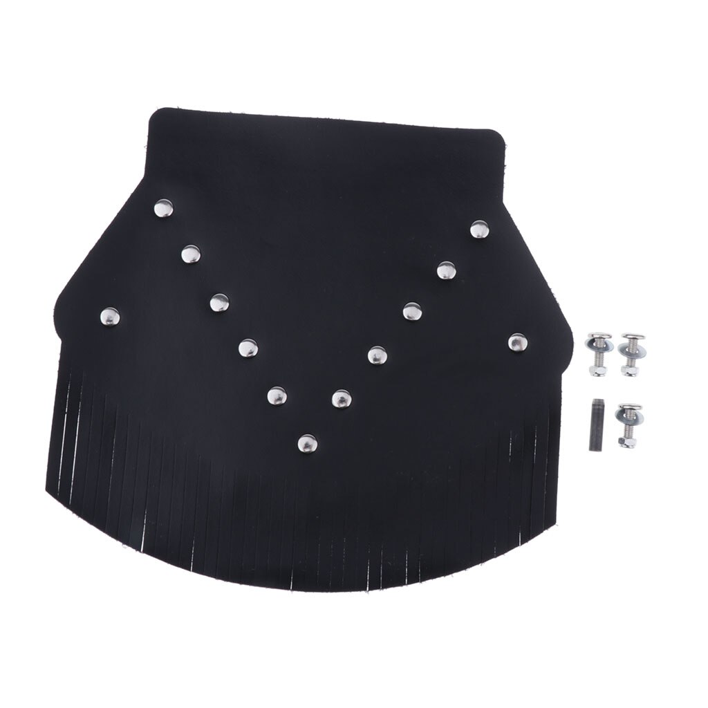 Rabat arrière en cuir PU pour moto | Rabat arrière universel pour HARLEY Double cuir PU