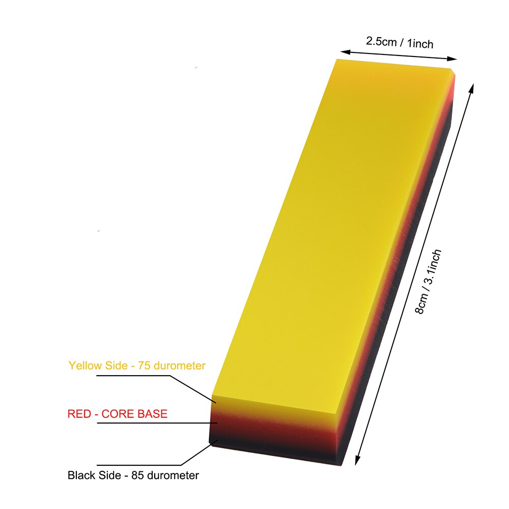 FOSHIO 2in1 Soft Rubber Squeegee Car Cleaning Tool Window Tint Carbon Fiber Vinyl Wrap Film Installing Scraper Sticker Remover