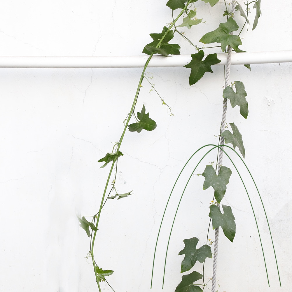 6pcs Greenhouse Hoops Plant Hoop Grow Garden Tunnel Hoop Support Hoops Plant Holder Tools for Garden Stakes Farm Agriculture