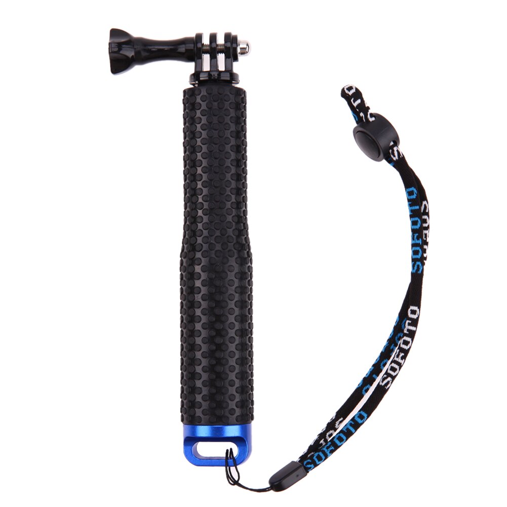 Extendable Camera Selfie Stick Action Camera Handheld Monopod Outdoor Selfie For Gopro HERO 5/2/3/3+/4 for SJ4000: Blue