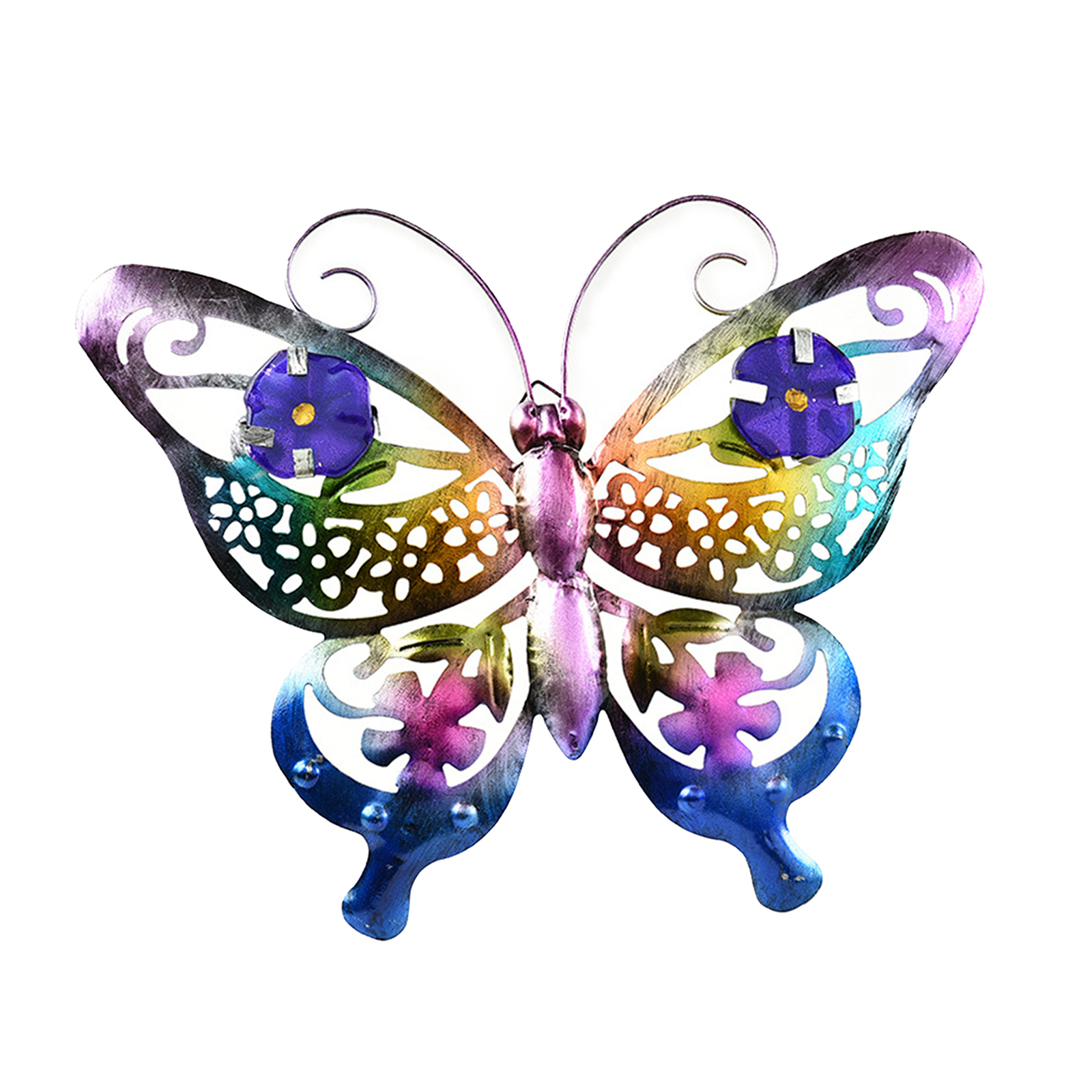 Metal Butterfly Wall Decor, Metal Wall Art Butterfly Decorations ing for Patio, Fence, Garden, Yard, Outdoor