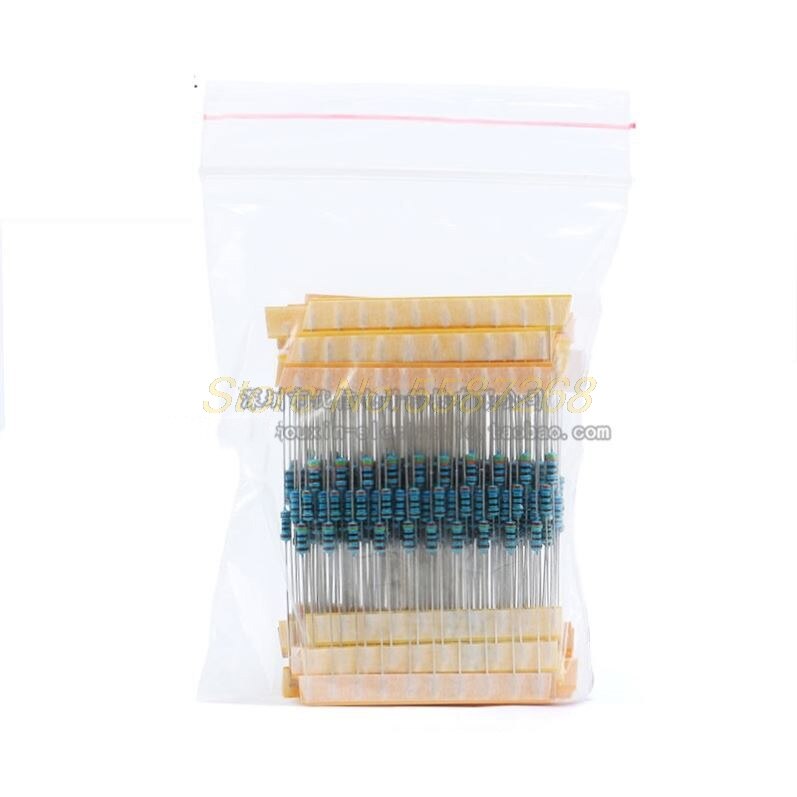 Ensemble de résistance d'airbag de véhicule réparant 2ohm 2.2ohm 2.4ohm 2.7ohm 3.0ohm 3.3ohm 600 pièces de résistance pour la réparation de résistance de voiture