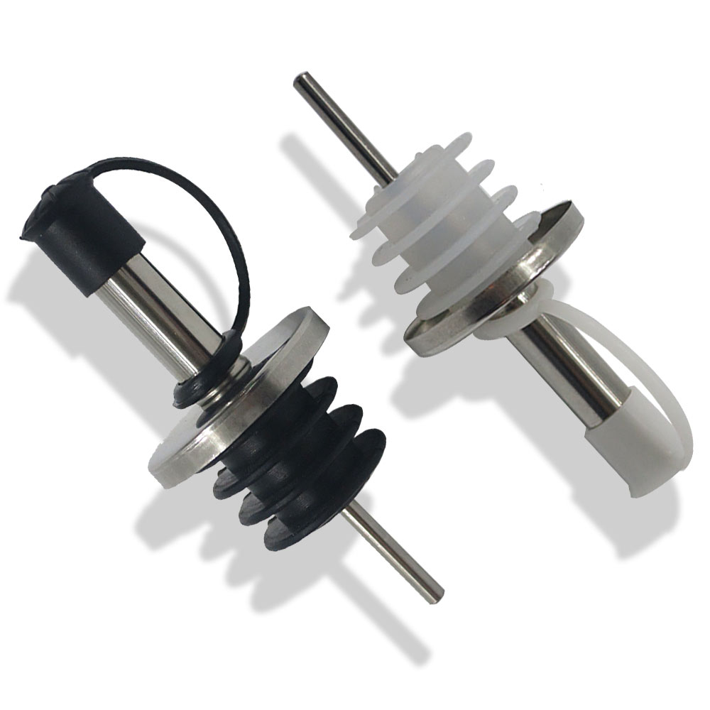 Wine Bottle Beer Pourer with Cap Covers Lid Oil Cork Drink Dispenser Spout Bottle Stopper Barware Bar Accessory Tool