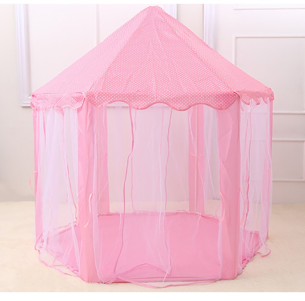 Namiot dziecięcy księżniczka różowy namiot zamkowy Tipi Infantil namiot Tipi dla dzieci przenośny składany domek zabaw dla dzieci: tylko tant B
