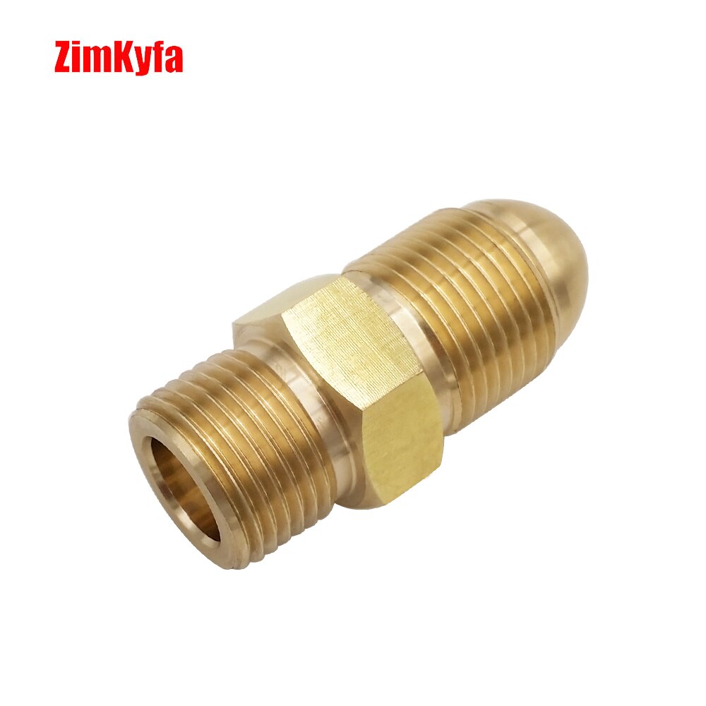 Argon Adaptor to fit a CO2 Regulator to CO2/Argon or Argon Gas Bottle,G5/8 to W21.8-14