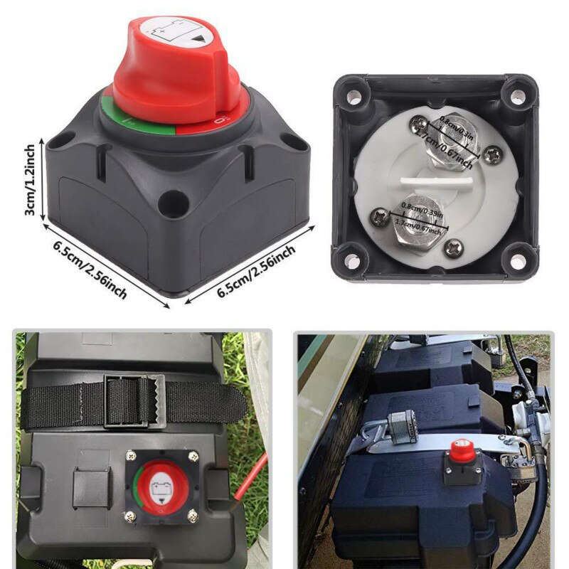 12V 24V 48V High Current Car Battery Switch battery selector switch Battery Selector Isolator power switch for Yacht