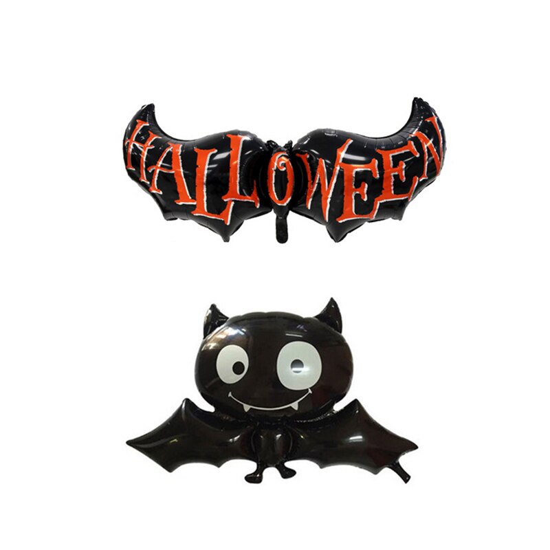 1pc Bat Wing Happy Halloween Ballonnen Party DIY Decoratie Aluminiumfolie Ballon Globos Bat Halloween Letters Ballon Home Decor