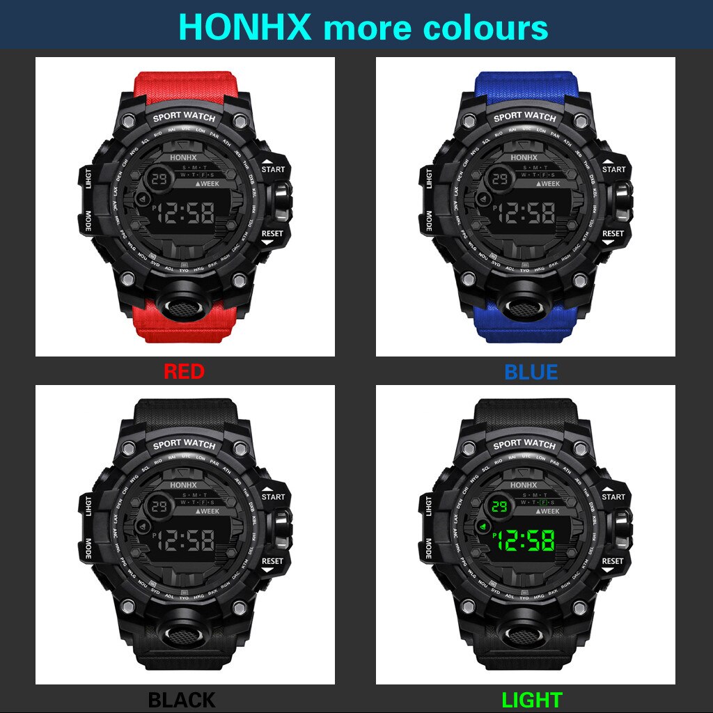Mannen Mechanische Horloge Vrouwen Horloge Horloge Voor Honhx Luxe Heren Digitale Led Horloge Datum Sport Mannen Outdoor Elektronische horloge