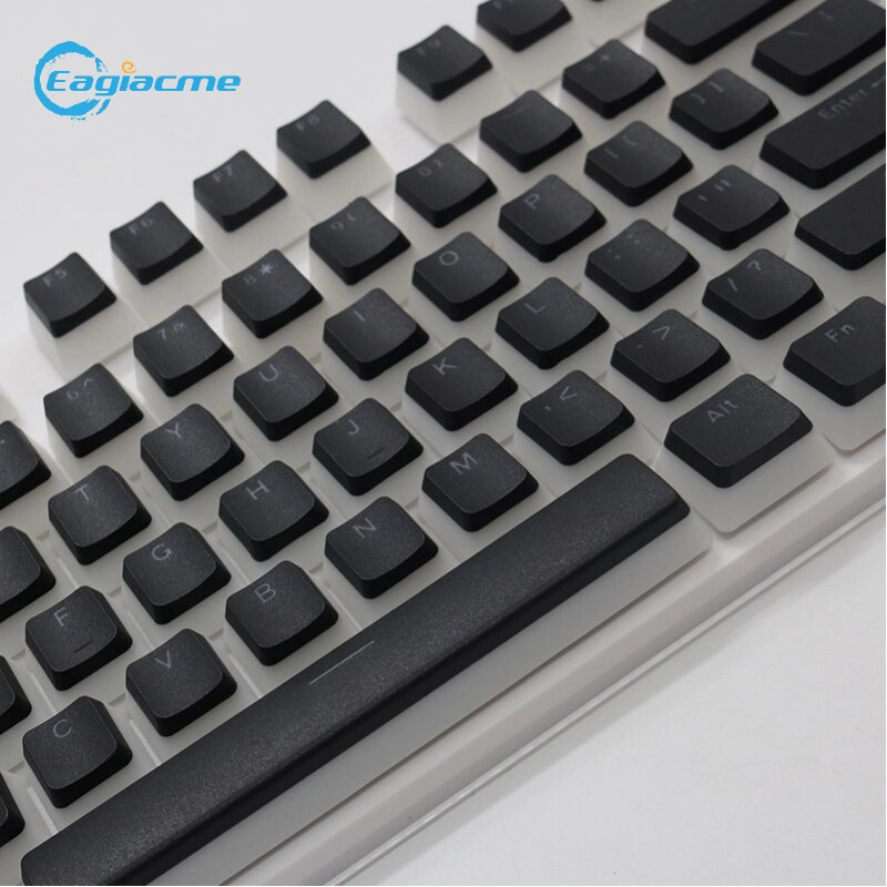 Teclas PBT OEM Pudding para Teclado mecánico de videojuegos, miniteclado transparente ISO, 154 teclas, francés/español