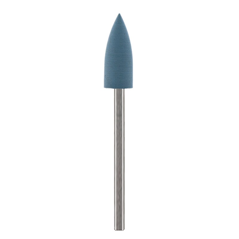 MAOHANG 1 pièces clou caoutchouc Silicone polisseuse foret Cutter pour lisse et polissage électrique Machine accessoire: blue