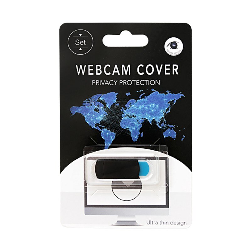 Pour T11 couverture de caméra de confidentialité universelle webcam couverture de protection de la vie privée pour ordinateur portable et téléphone portable tablette: single black