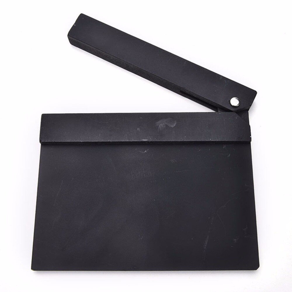 Zwart Director Video Scene Clapperboard Tv Film Klepel Bord Film Slate Cut Prop