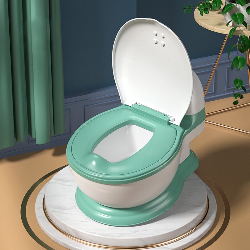 mini baby kids potty chair small children size toilet training: green